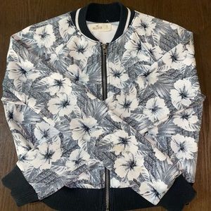 Silky Floral Jacket/Coat